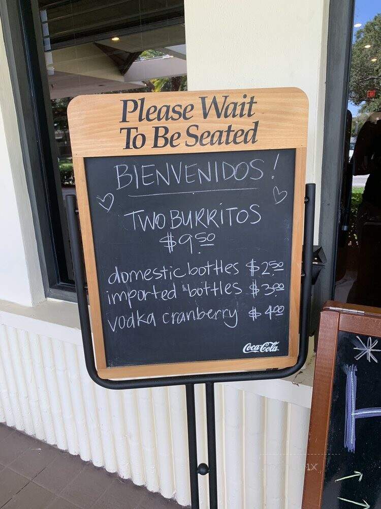 Torero's Mexican Grill - Lake Worth, FL menu_pic