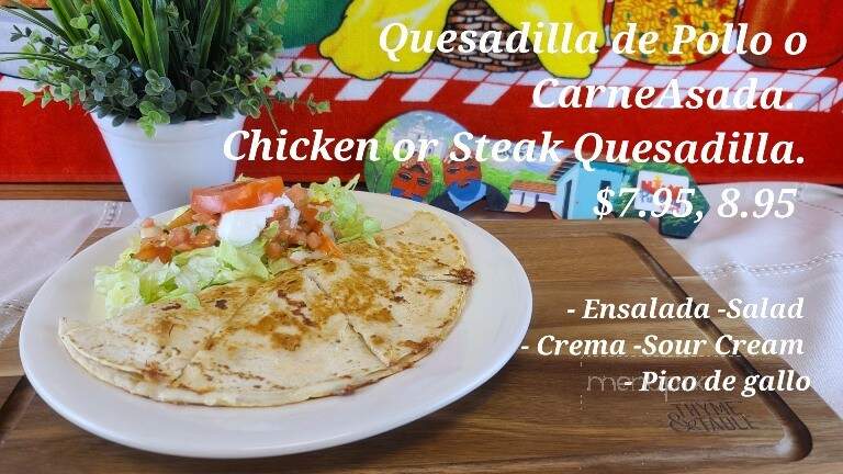 Nayeli's Salvadorian & Mex Food - Fredericksburg, VA menu_pic