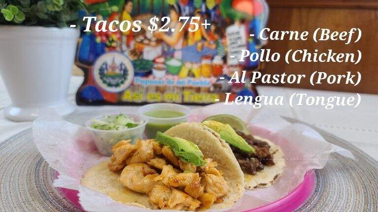 Nayeli's Salvadorian & Mex Food - Fredericksburg, VA menu_pic
