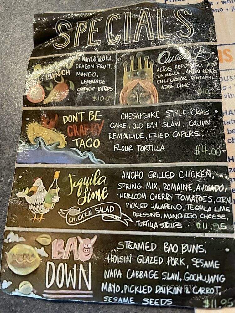 Shaker & Peel - Oldsmar, FL menu_pic