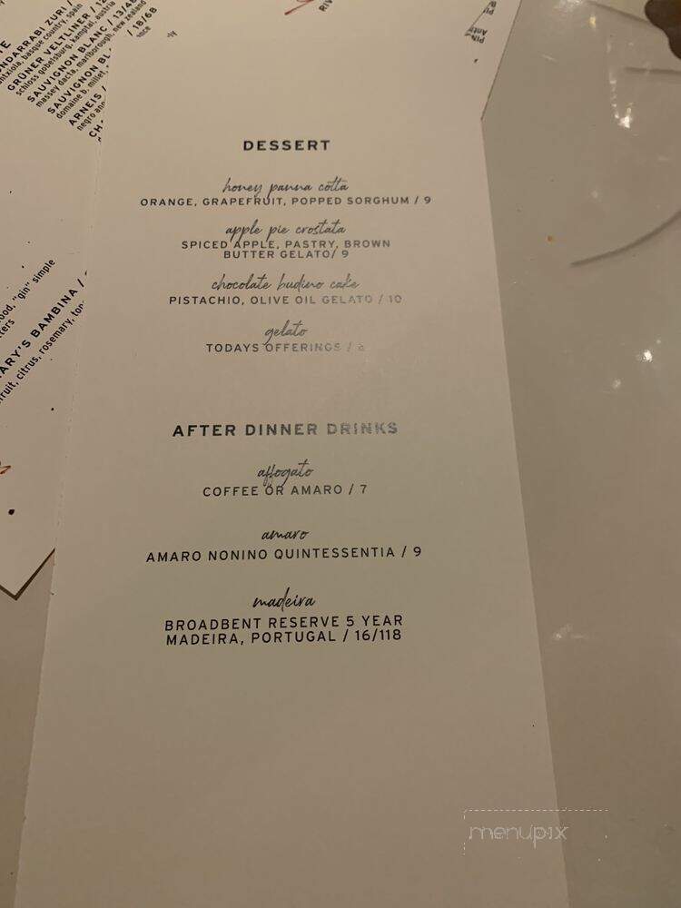 Frannie and The Fox - Charleston, SC menu_pic