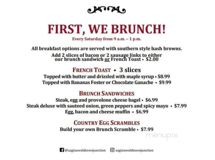 Saginaw Old Town Junction - Saginaw, MI menu_pic