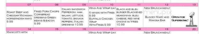 Saginaw Old Town Junction - Saginaw, MI menu_pic