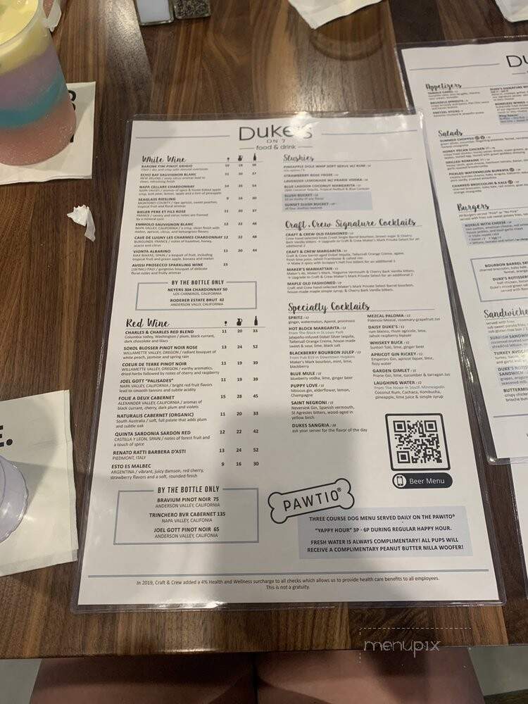 Duke'S On 7 - Minnetonka, MN menu_pic