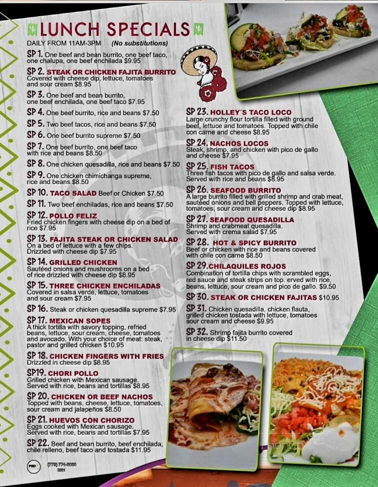 Vikyna Mexican Restaurant - Monroeville, AL menu_pic