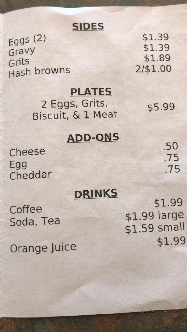 Pig Skins BBQ - Danielsville, GA menu_pic