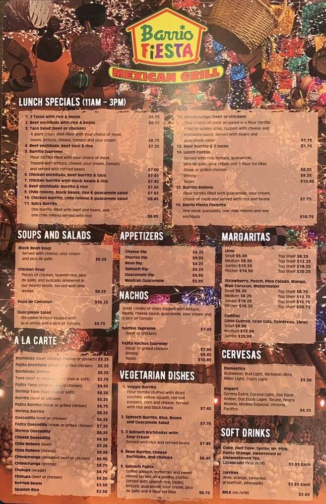 Barrio Fiesta Mexican Grill - Alabaster, AL