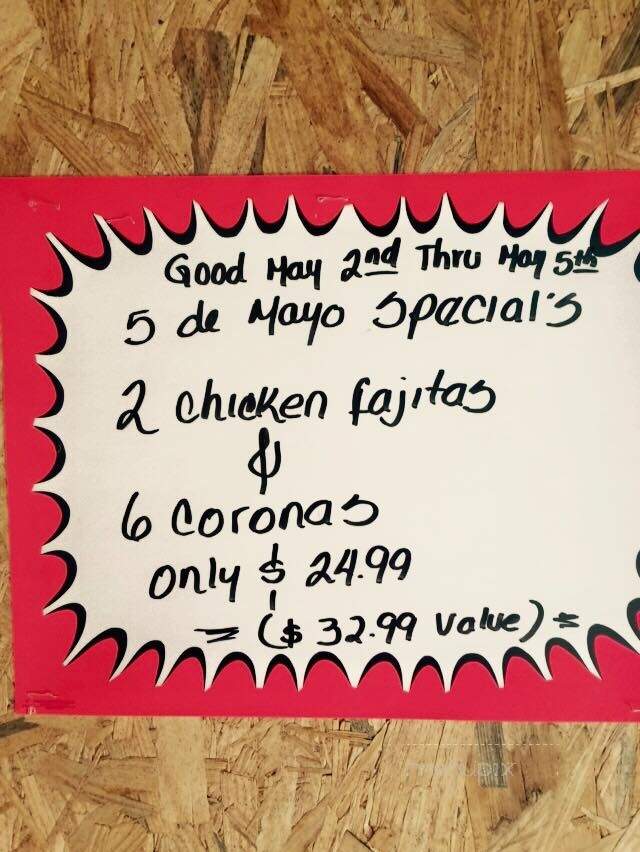 La Ranchera - Danville, IN menu_pic