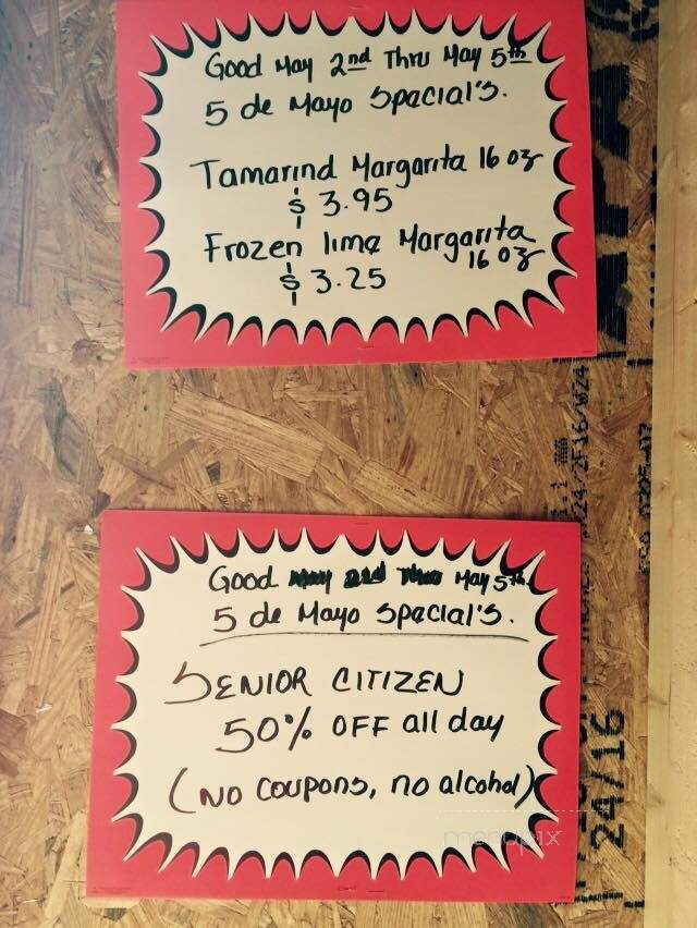 La Ranchera - Danville, IN menu_pic
