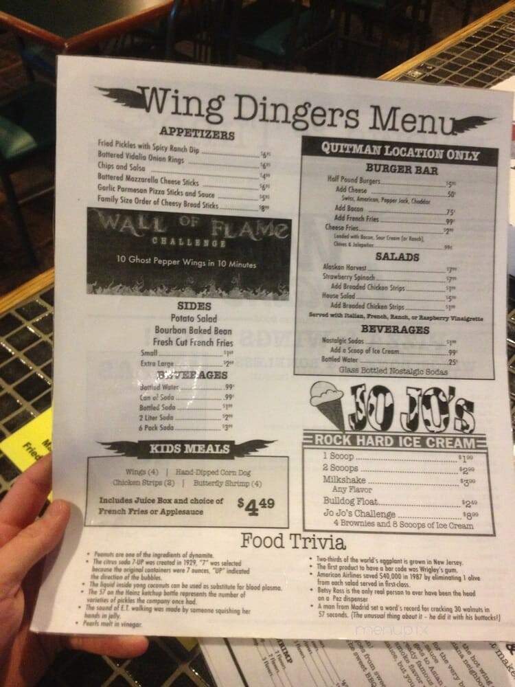 Wing Dingers - Quitman, TX