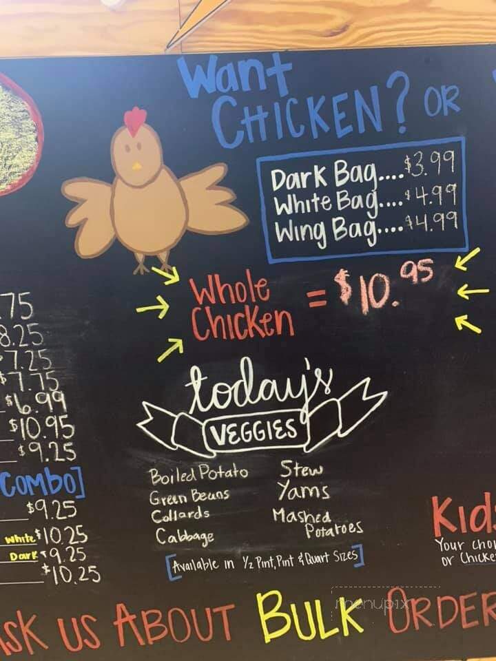 Stormin' Norman's Barbecue & Chicken - Kenly, NC menu_pic