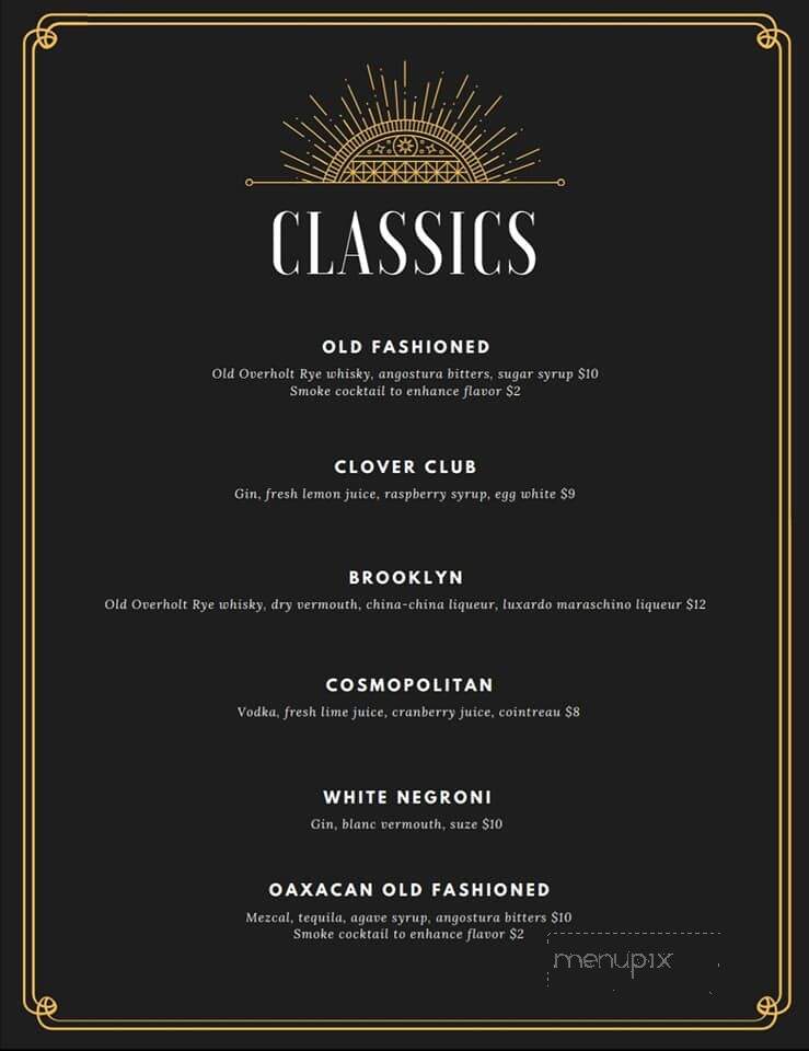 The Edison Experiment - San Antonio, TX menu_pic