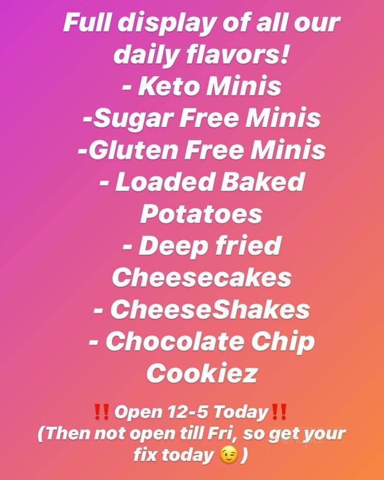Cheesecake Dreamations - Marina, CA menu_pic