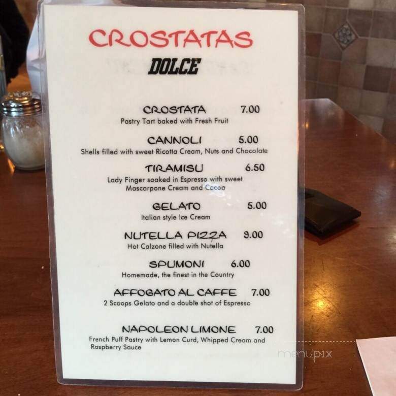 Crostatas Rustic Pizza - Highland Heights, OH menu_pic