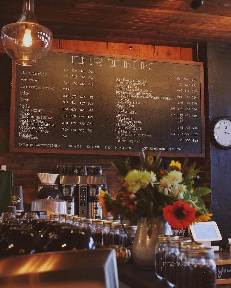 Good Bean Co - Jacksonville, OR menu_pic