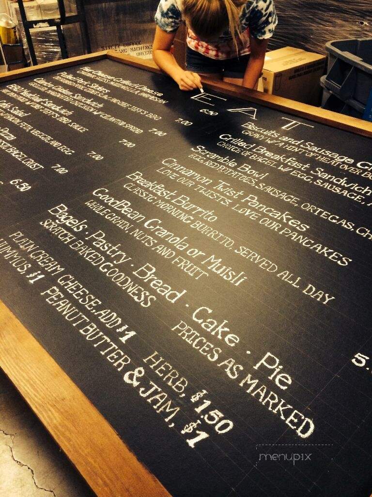 Good Bean Co - Jacksonville, OR menu_pic