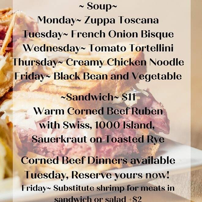 Ivy's Simply Homemade - Waterford, CT menu_pic