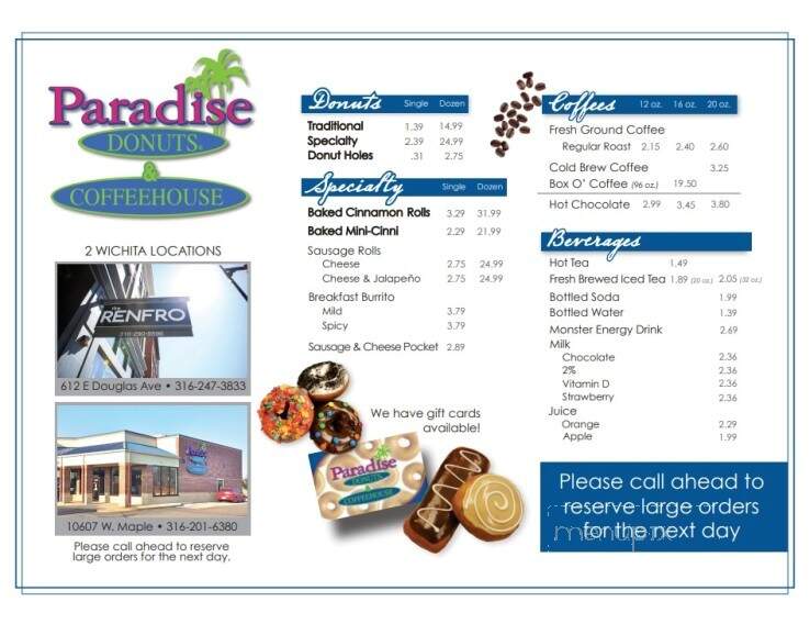 Paradise Donuts - Wichita, KS