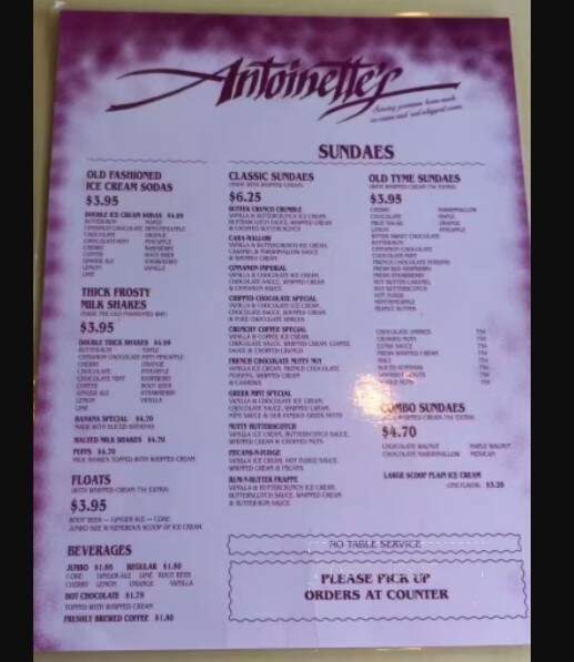 Antoinette's on the Hill - West Seneca, NY menu_pic