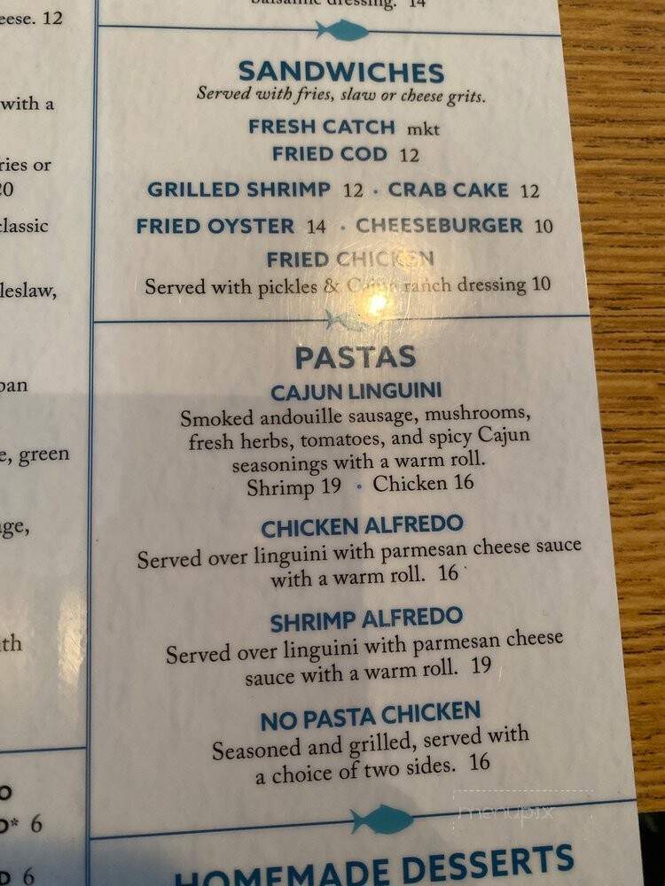 Fish Company - Atlantic Beach, FL menu_pic