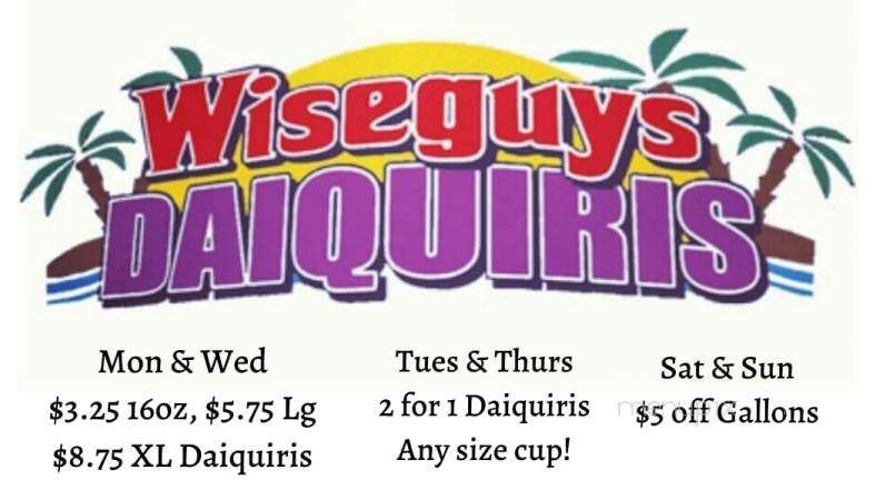 Wise Guys Daiquiris of Amite - Amite, LA menu_pic