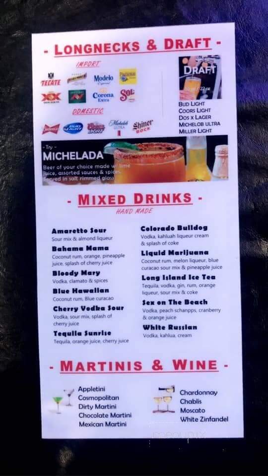 Don Jose Mexican Restaurant - Duncan, OK menu_pic