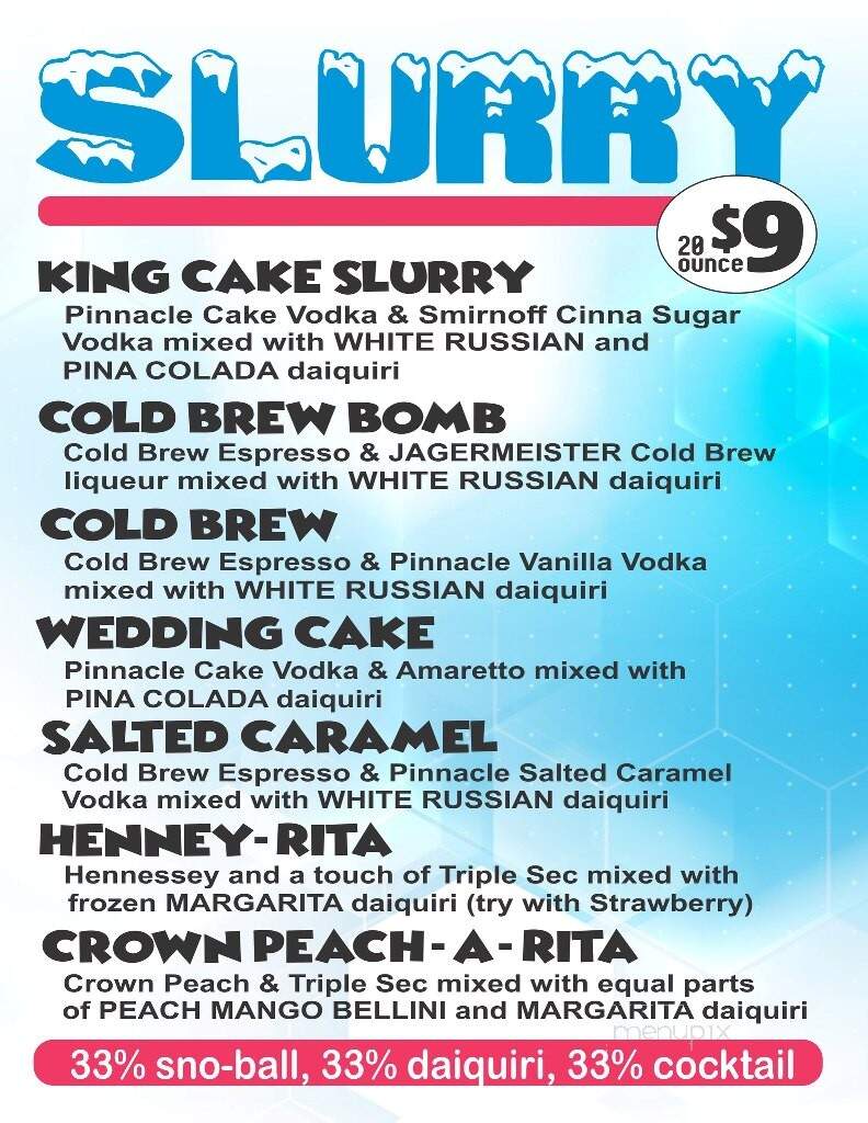Daiquiris & Co - Thibodaux, LA menu_pic