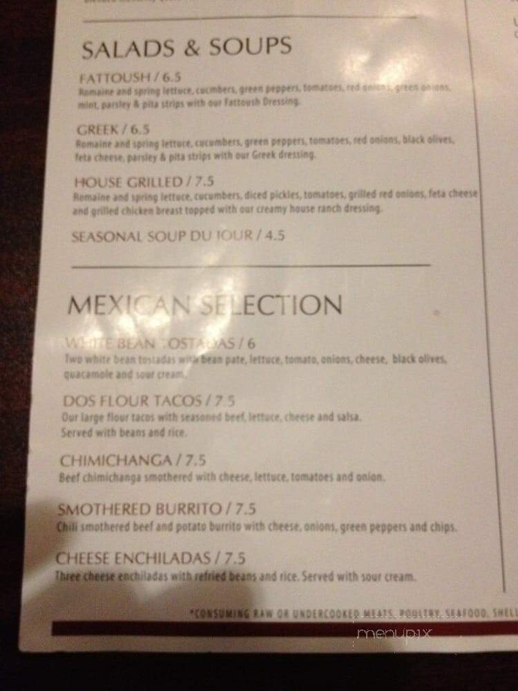 Rain Cafe & Lounge - Wichita, KS menu_pic