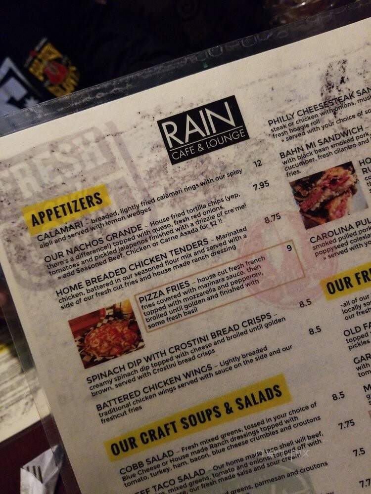 Rain Cafe & Lounge - Wichita, KS menu_pic