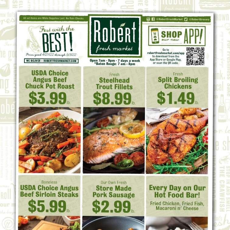 Robert Fresh Market - Metairie, LA menu_pic