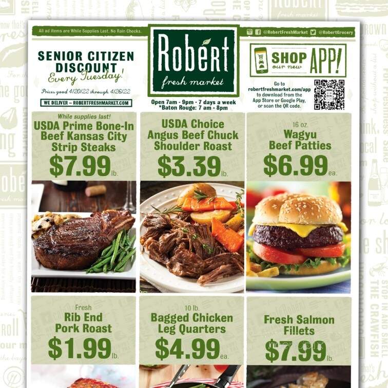 Robert Fresh Market - Metairie, LA menu_pic