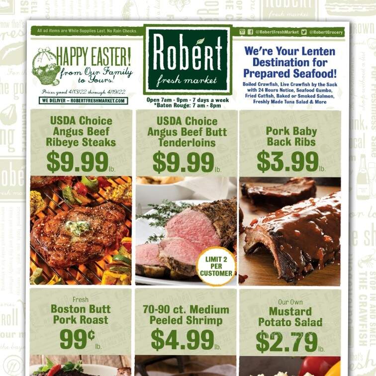 Robert Fresh Market - Metairie, LA menu_pic