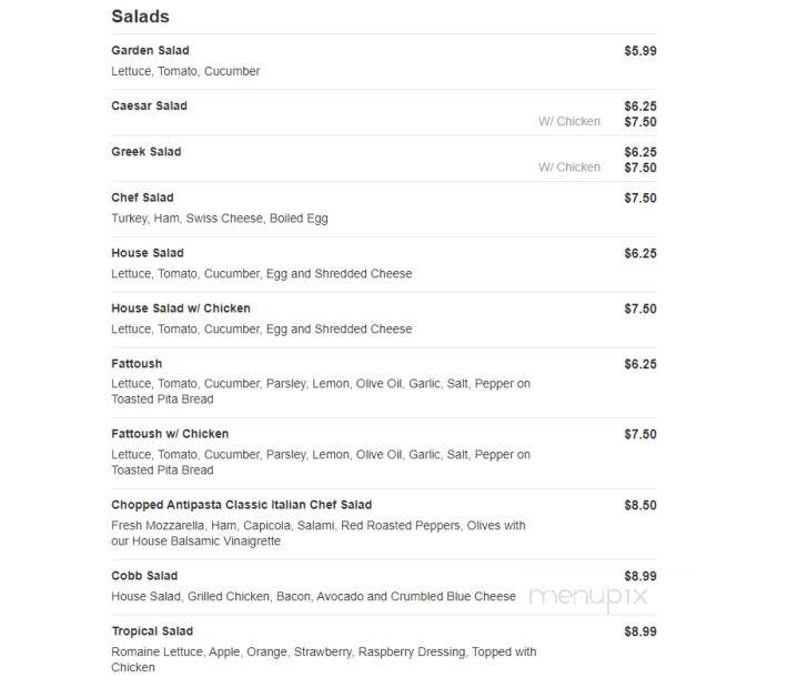 Pierre's Bakery - Monmouth Junction, NJ menu_pic