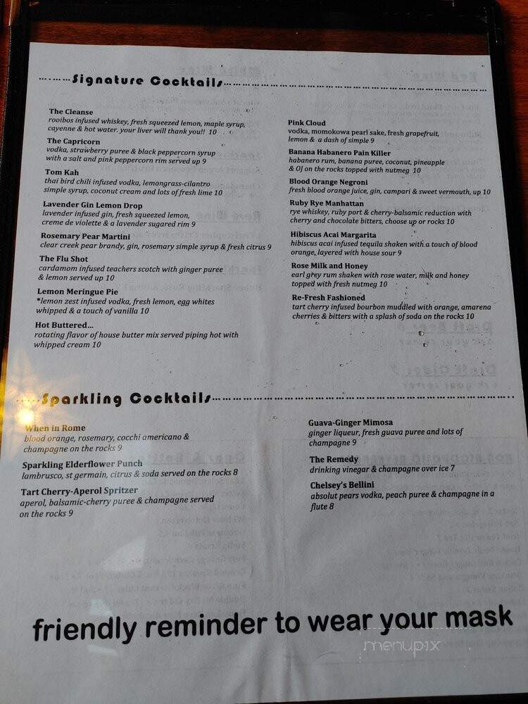 The Observatory - Portland, OR menu_pic