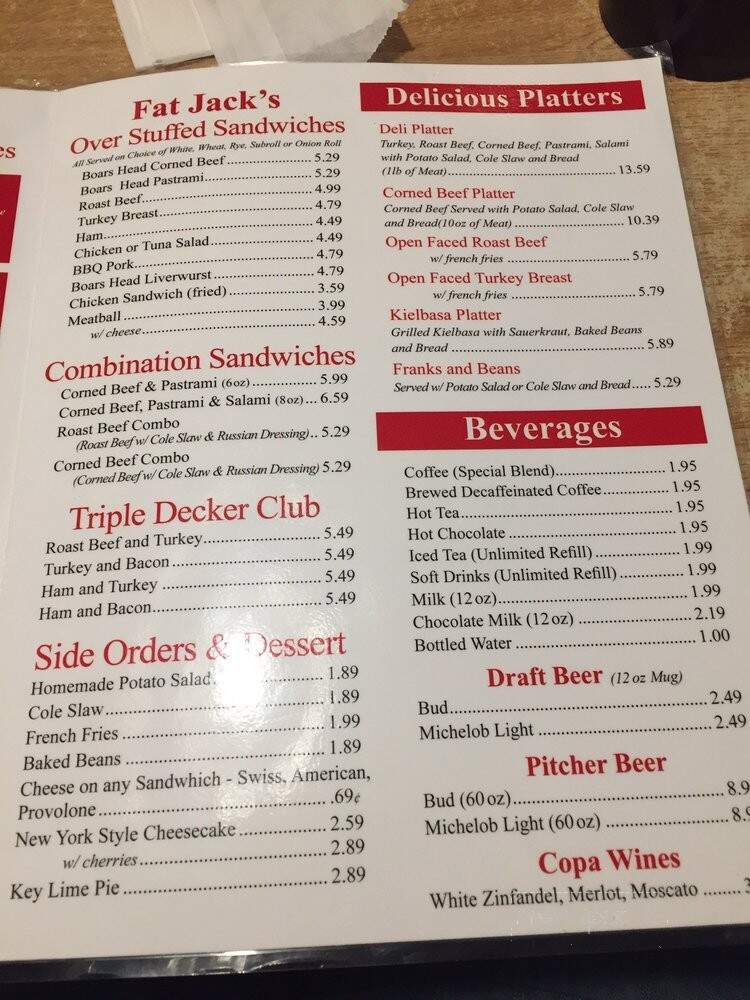 Fat Jacks Deli & Pub - Lakeland, FL