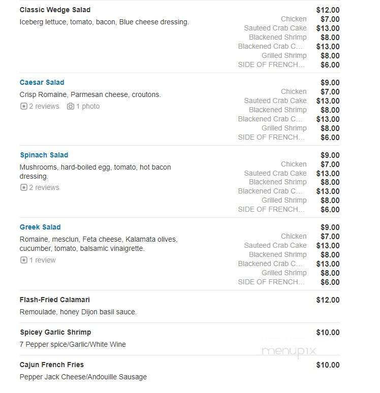 Just In Thyme Restaurant - Rehoboth Beach, DE menu_pic