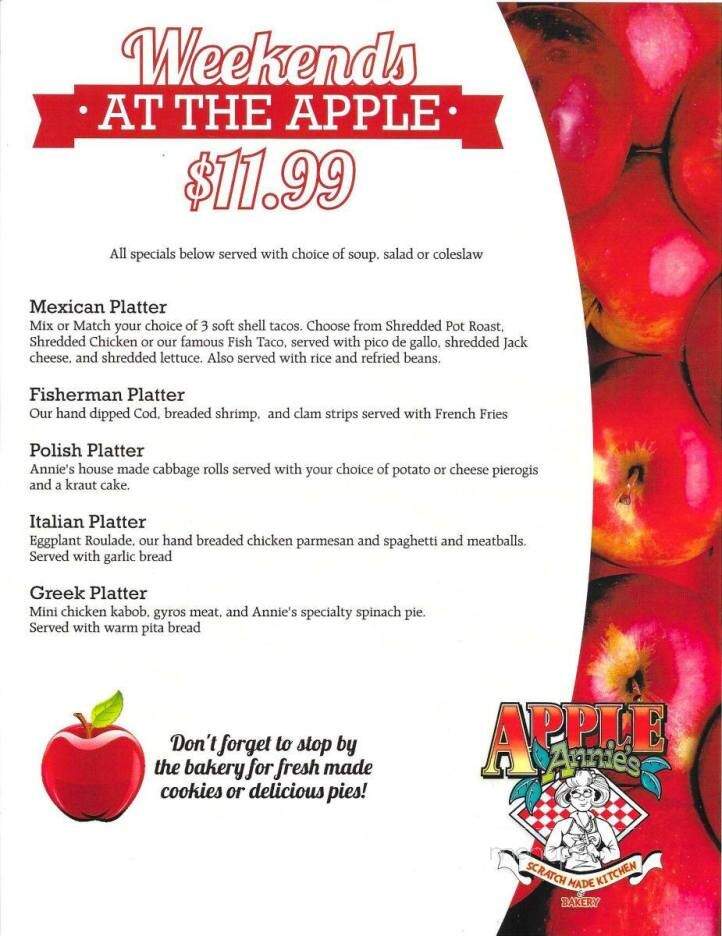 Apple Annies Kitchen & Bakery - Roseville, MI menu_pic