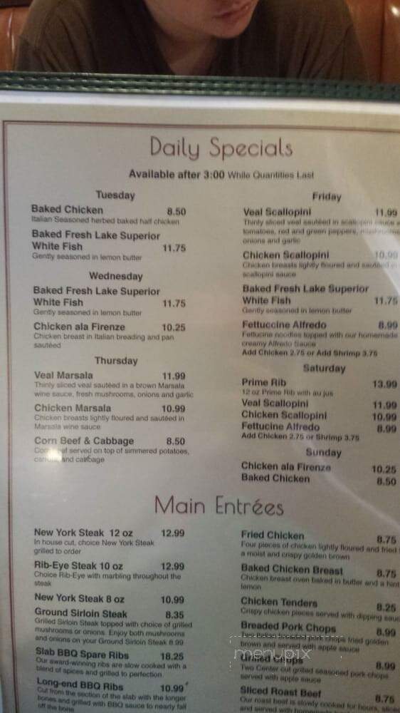 Firenze Restaurant - Warren, MI menu_pic