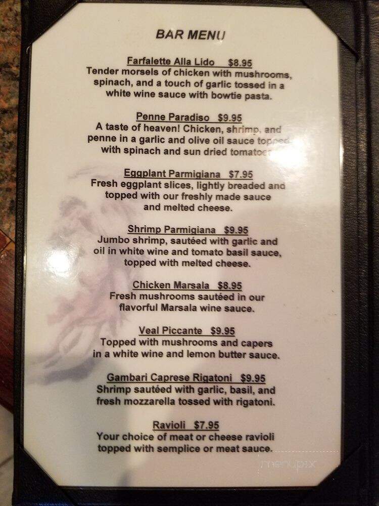 Tirami Su Italian Restaurant - Northville, MI menu_pic