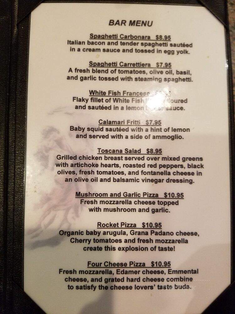 Tirami Su Italian Restaurant - Northville, MI menu_pic