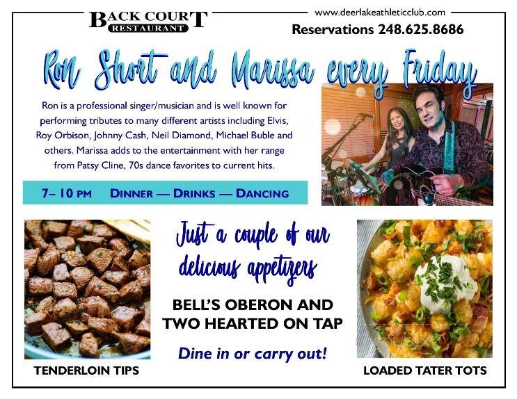 Deer Lake Athletic Club - Clarkston, MI menu_pic