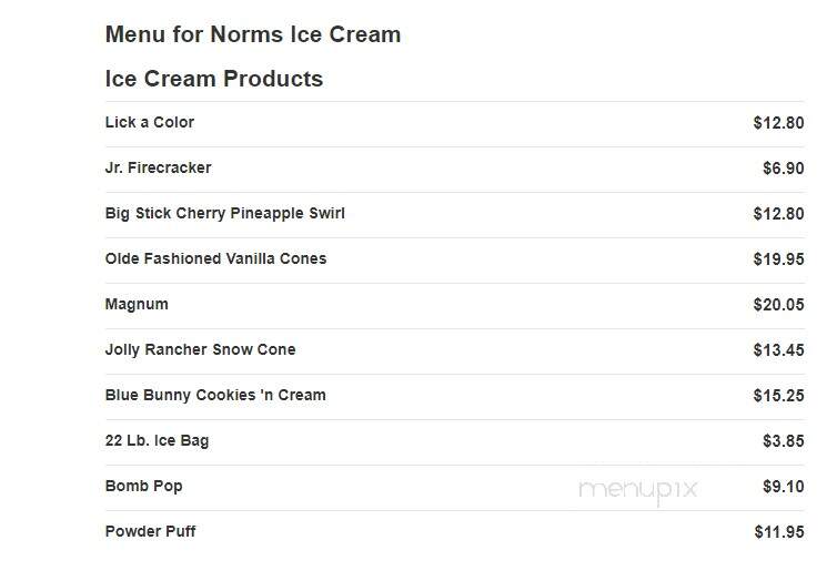 Norm's Ice Cream - Highland, MI