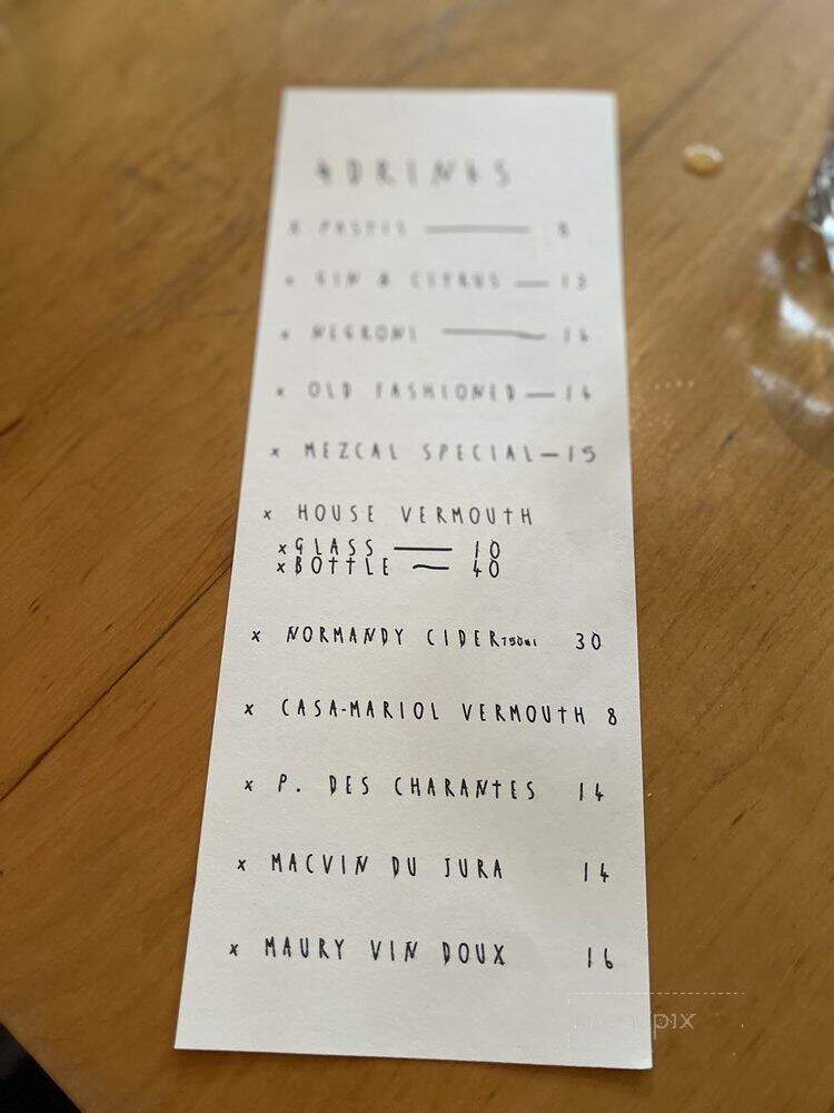 Stage - Victoria, BC menu_pic