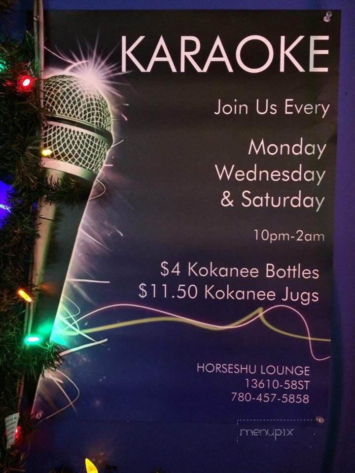 Horseshu Sports Lounge & Maxim's Dining - Edmonton, AB menu_pic