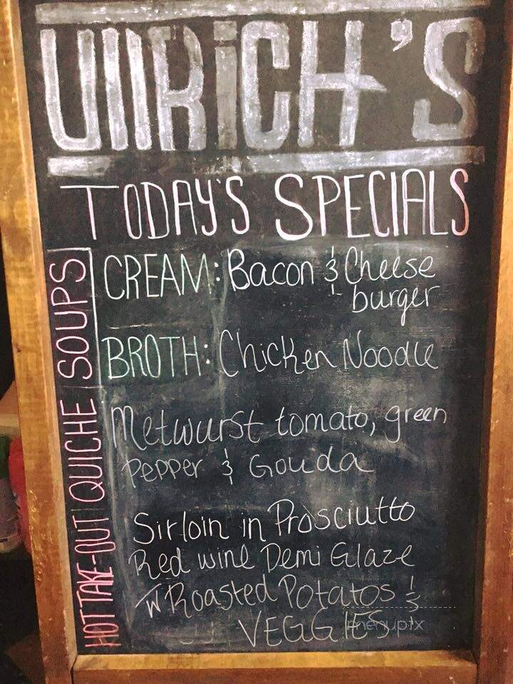 Ullrich's On Main - Pembroke, ON menu_pic