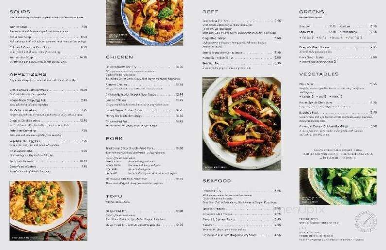 Woking Dragon China Bistro - Coquitlam, BC menu_pic
