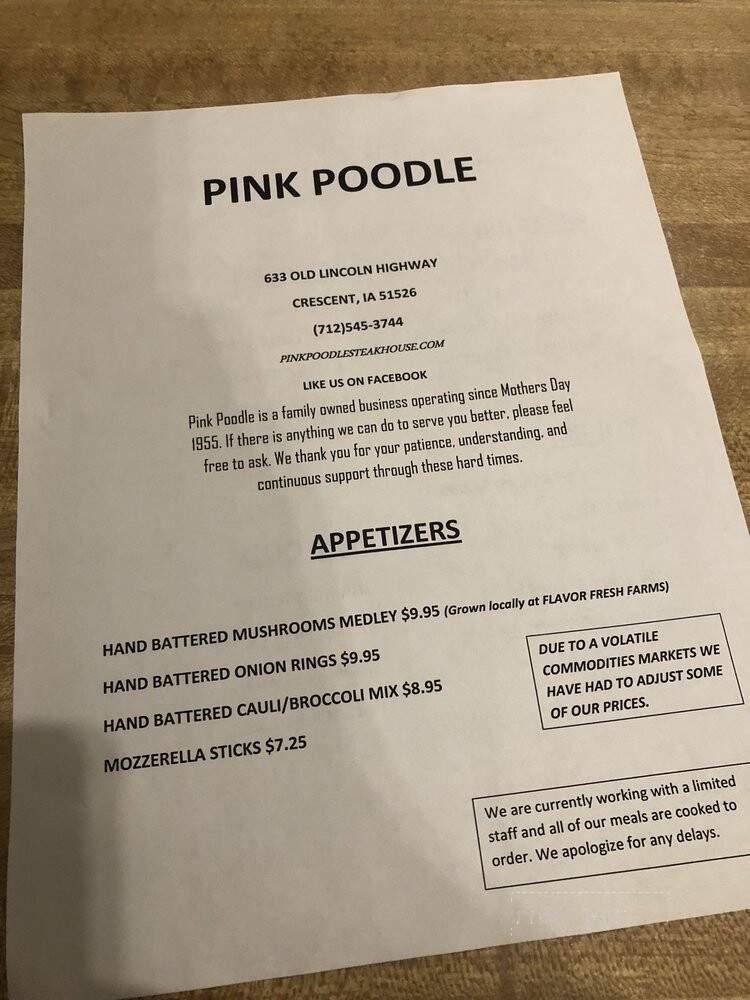 Pink Poodle Restaurant - Crescent, IA