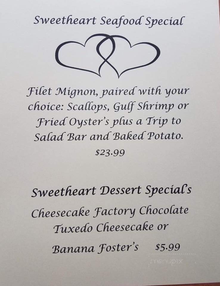 Jim's Seafood - Frankfort, KY menu_pic