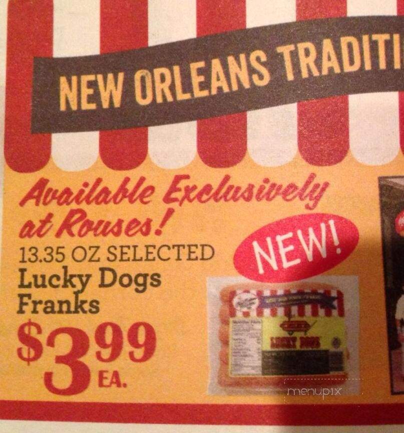 Lucky Dogs - New Orleans, LA menu_pic