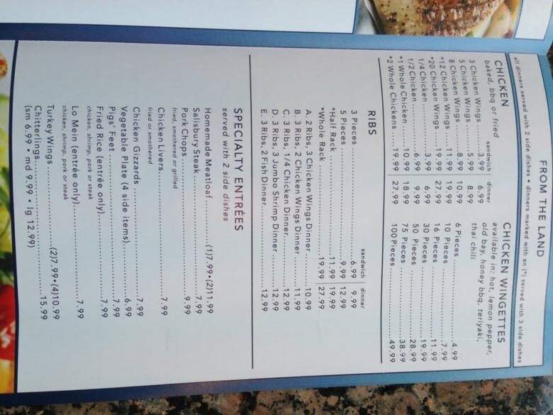 Atlantic Seafood - New Carrollton, MD menu_pic